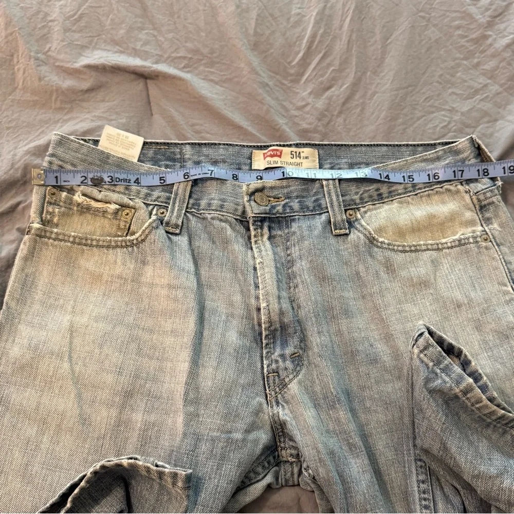Levi’s 514 Straight Fit Men’s Jeans Size 36x30‎ 100% Cotton